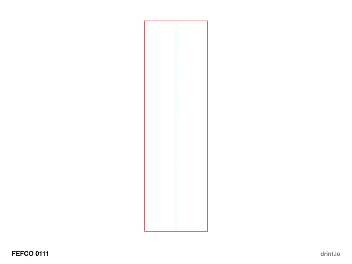 FEFCO 0111 — Single-fold edge protector (L pad) — Dielines 400 × 60 × 60 mm