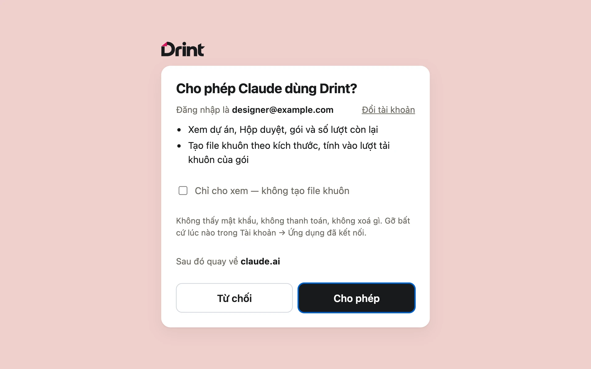 Kết nối Drint với Muse, Claude, ChatGPT