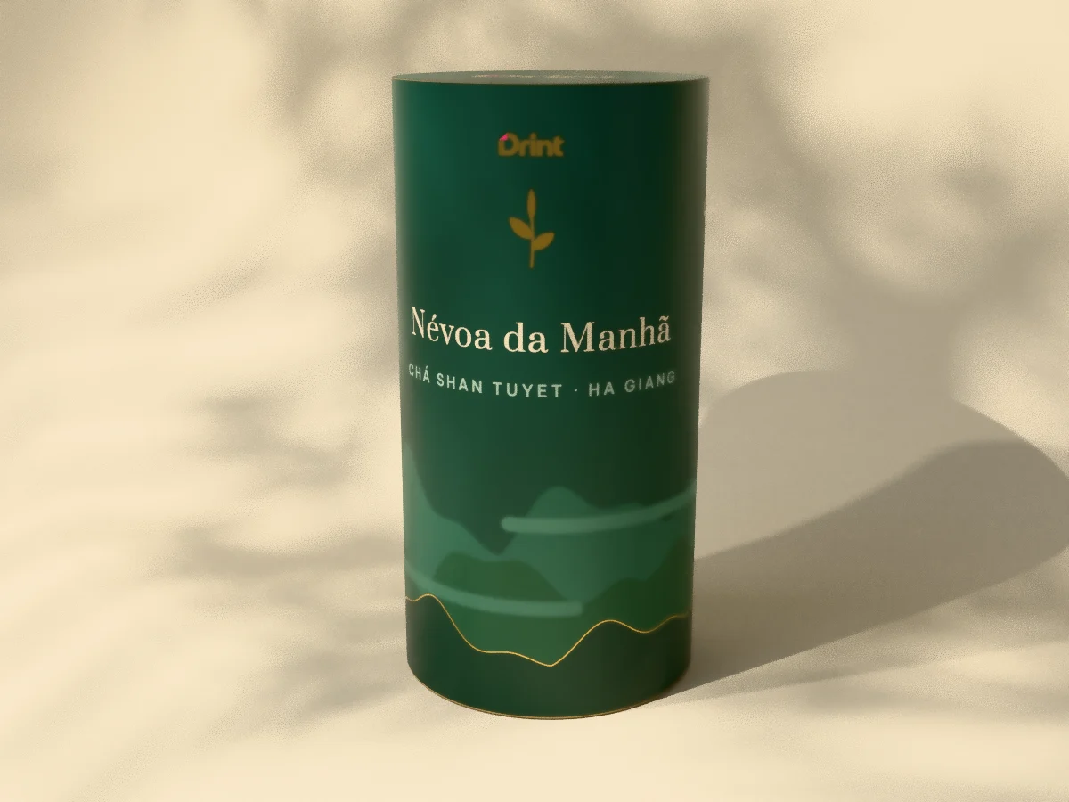 Névoa da Manhã — Tubo de papel