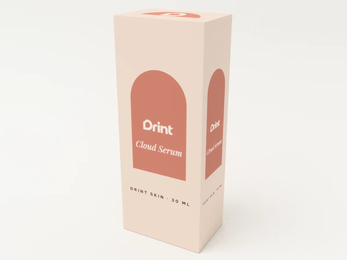 Serum Mây — Hộp nắp gài · dập nổi