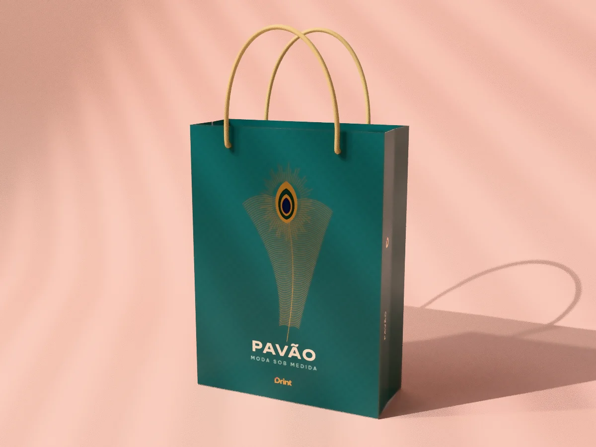 Pavão — Saco de papel
