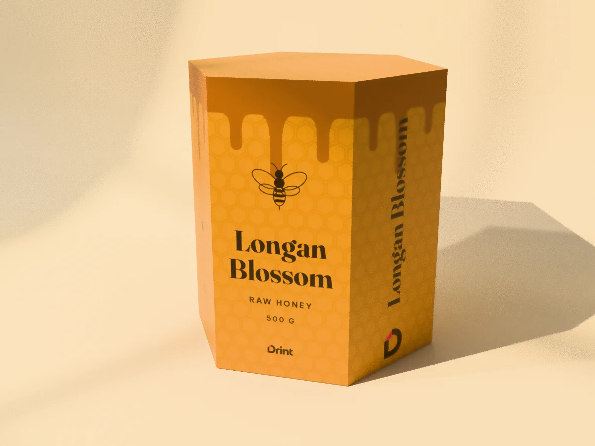 Longan Blossom — Hexagon box
