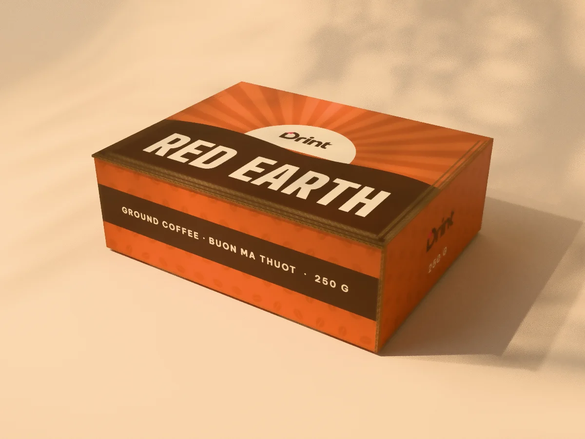 Red Earth — Mailer box