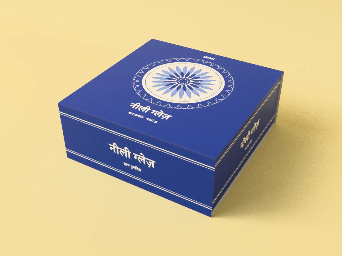 नीली ग्लेज़ — मैग्नेटिक रिजिड बॉक्स