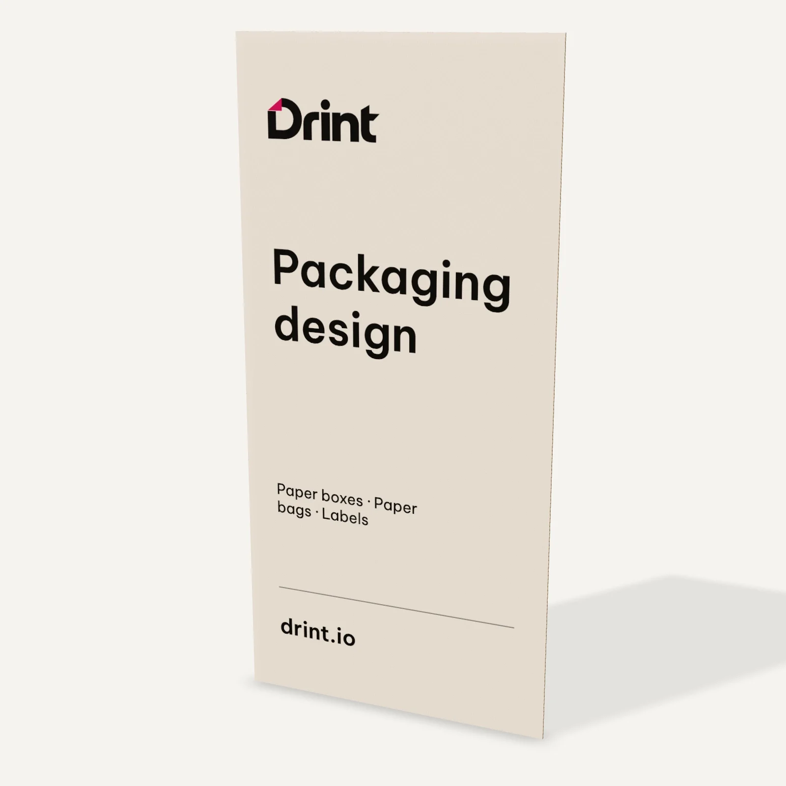 A4 tri-fold brochure 3D mockup