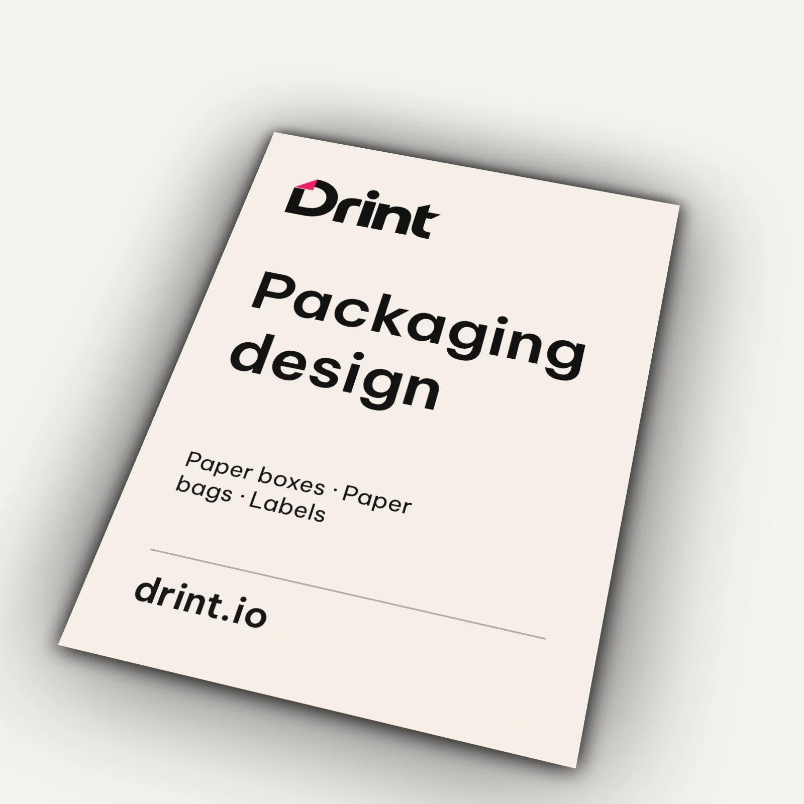 A6 flyer 3D mockup