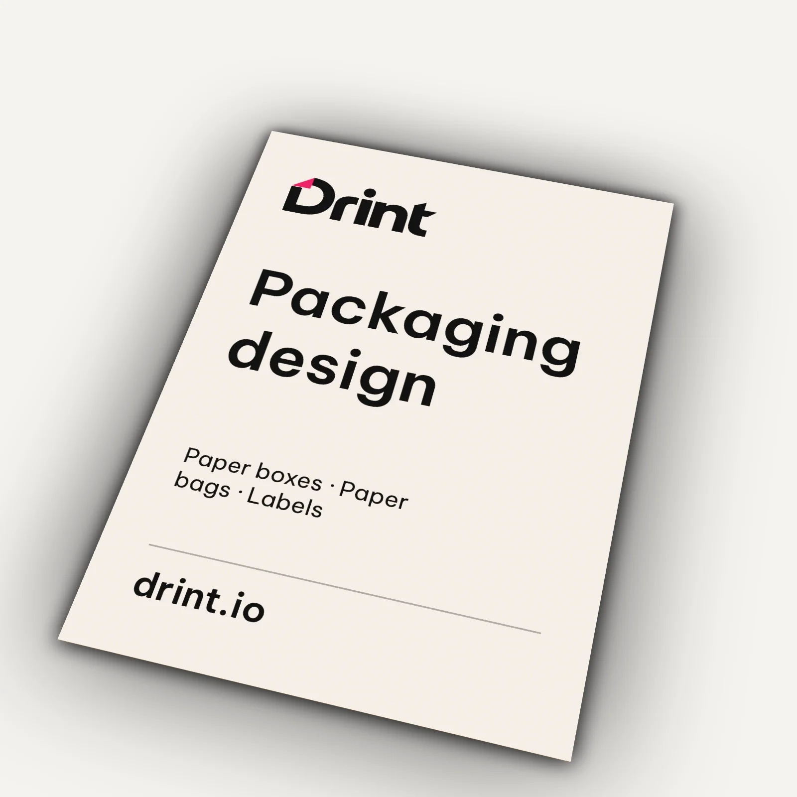 Bloc note A6 in logo 3D mockup