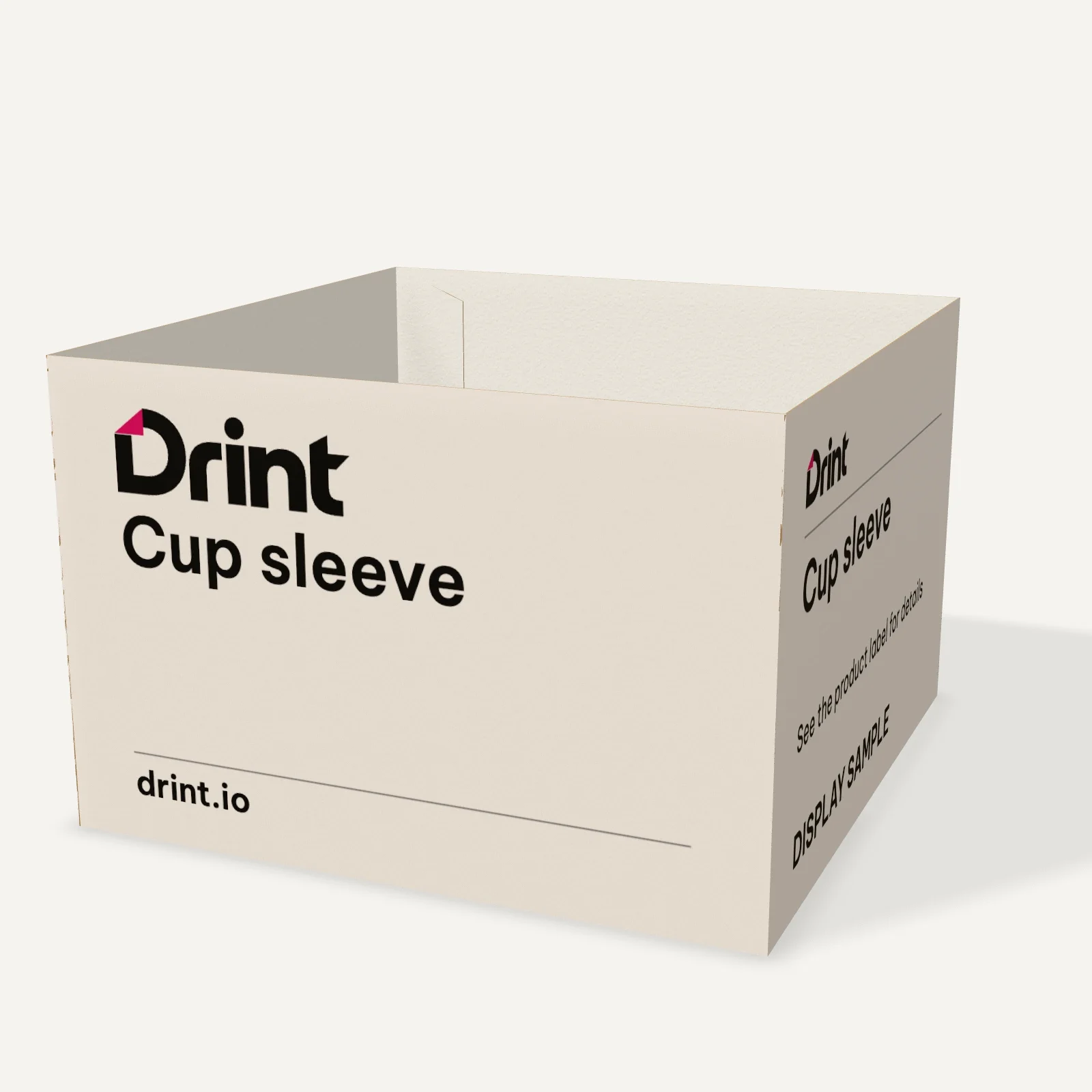 Cup sleeve 3D mockup