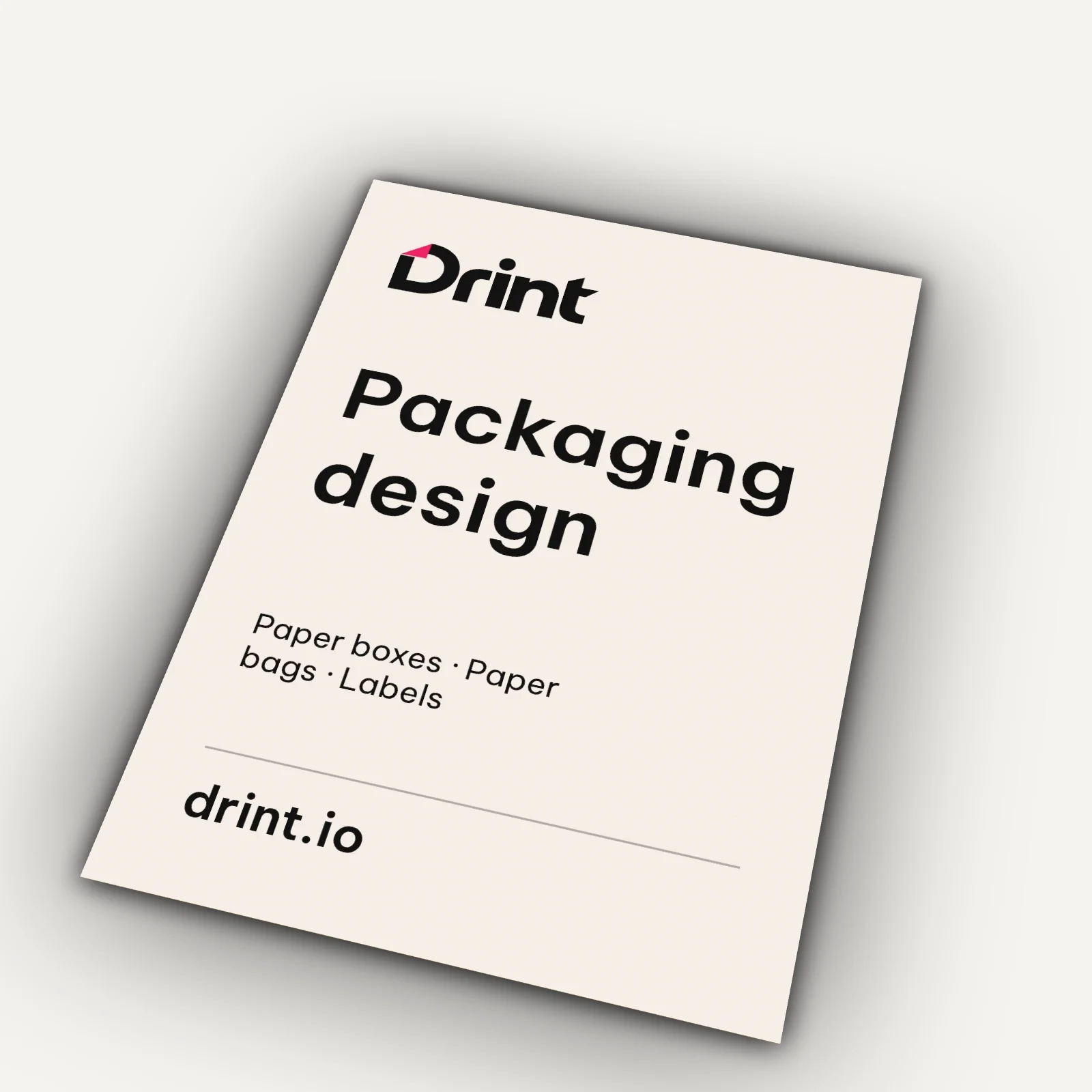 Invitation / thank-you card 3D mockup