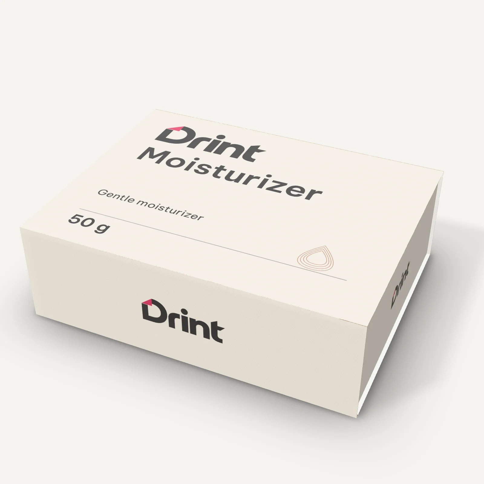 Magnetic cosmetics box 3D mockup