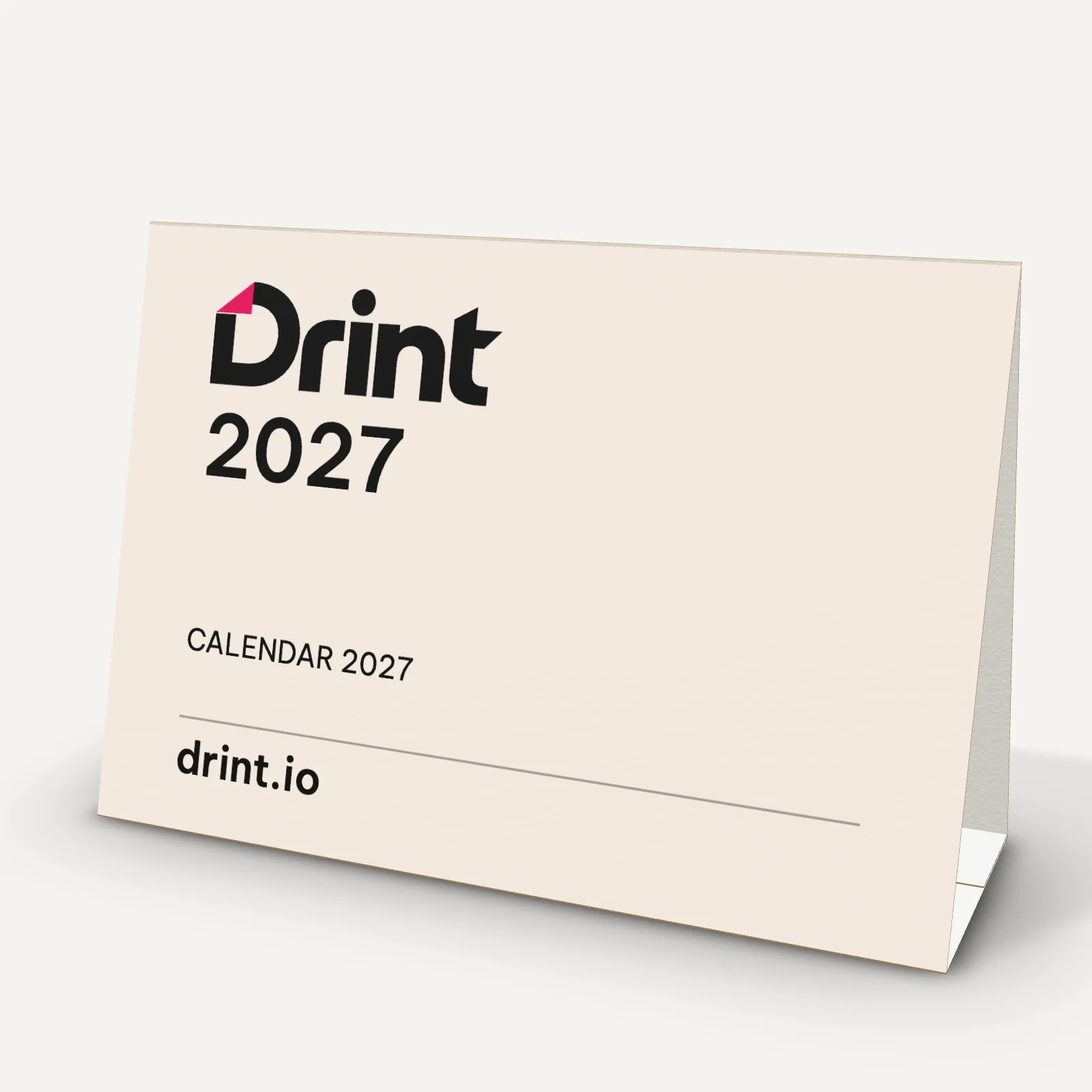 Name / table-number tent 3D mockup