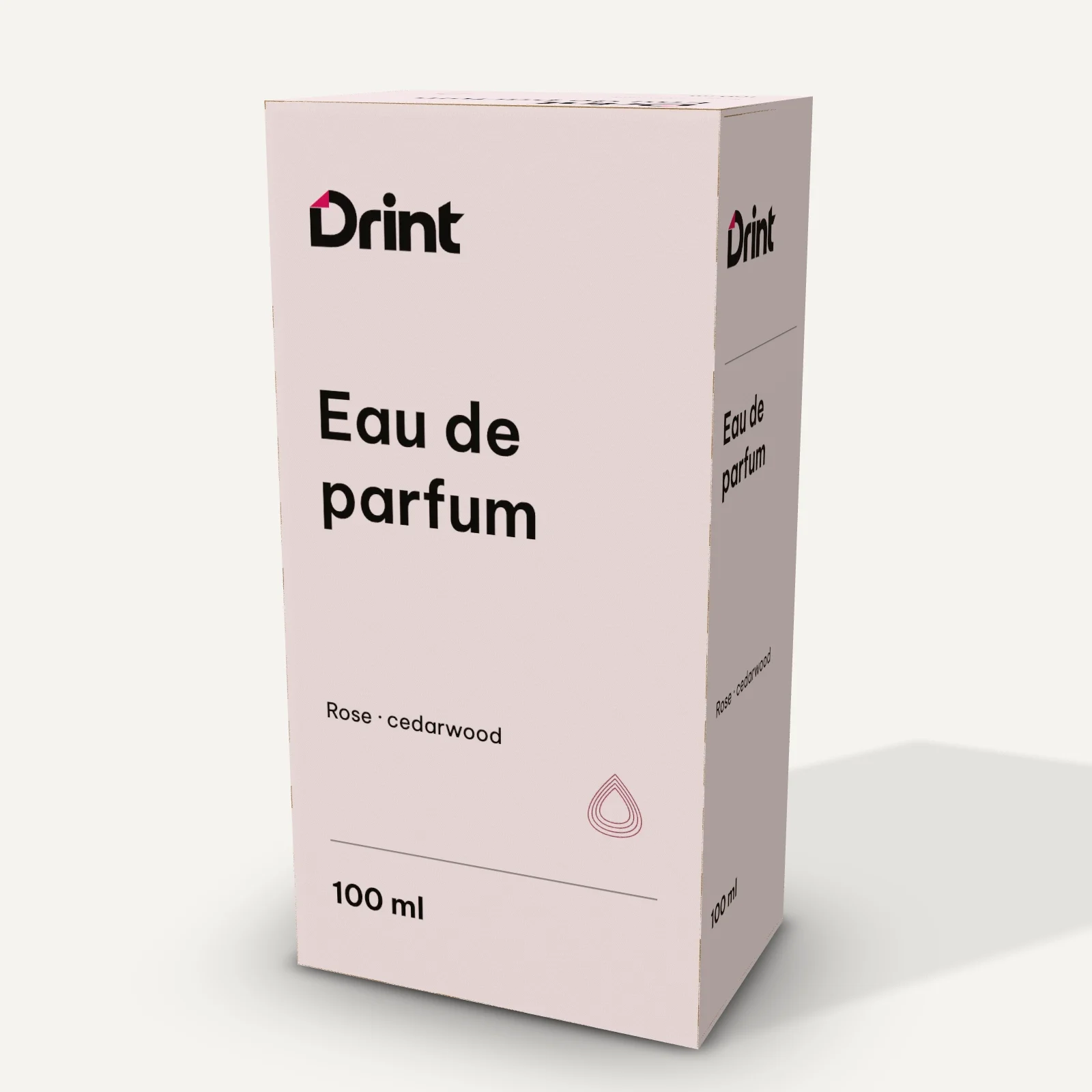 Perfume box 3D mockup