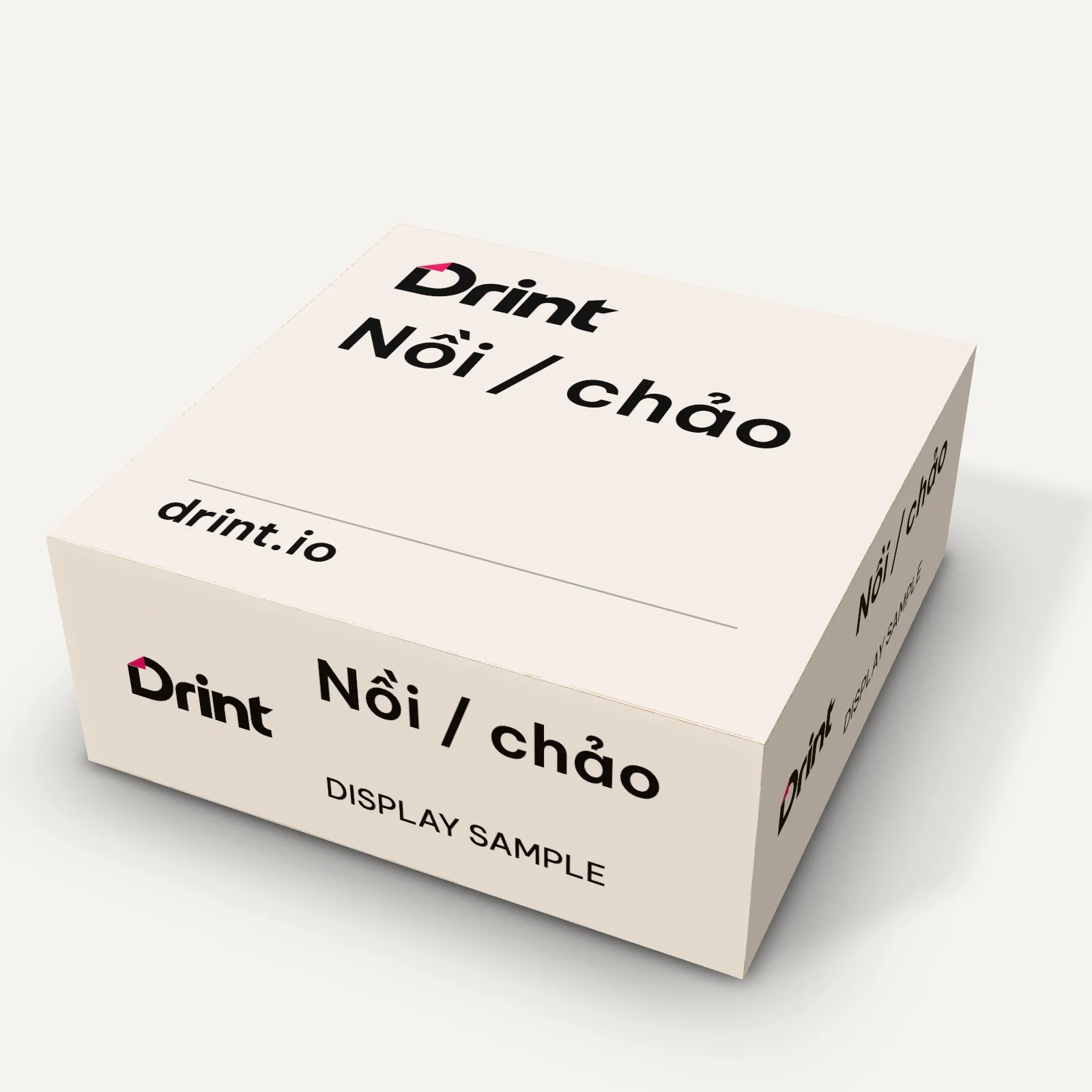 Pot / pan box 3D mockup