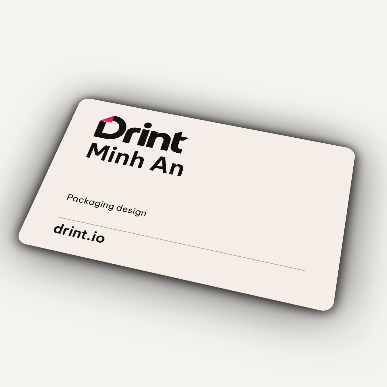 Promotional scratch card 3D mockup