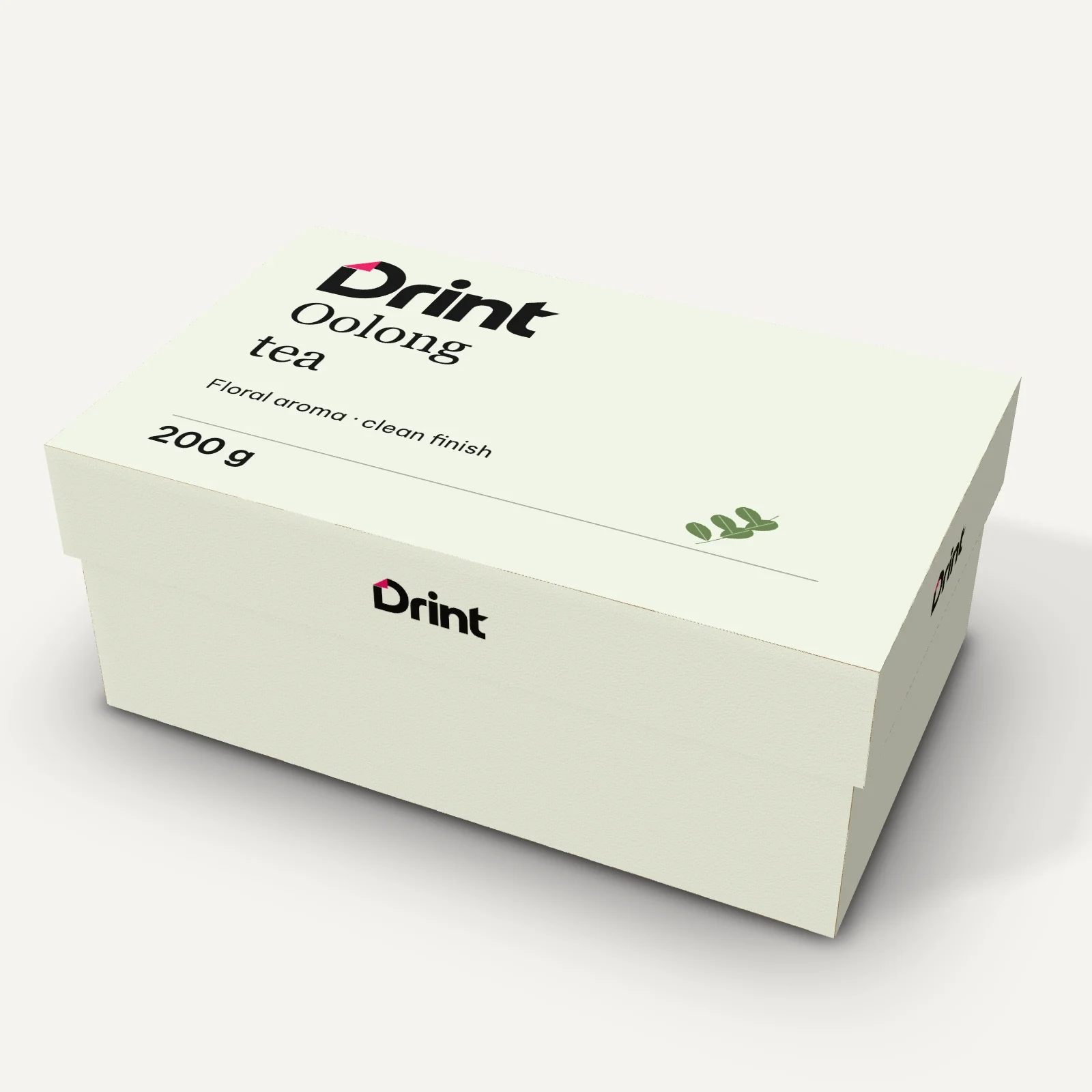 rigid tea box 3D mockup
