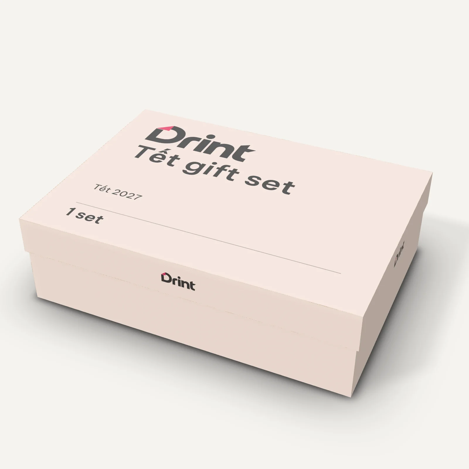 Rigid Tết gift box 3D mockup