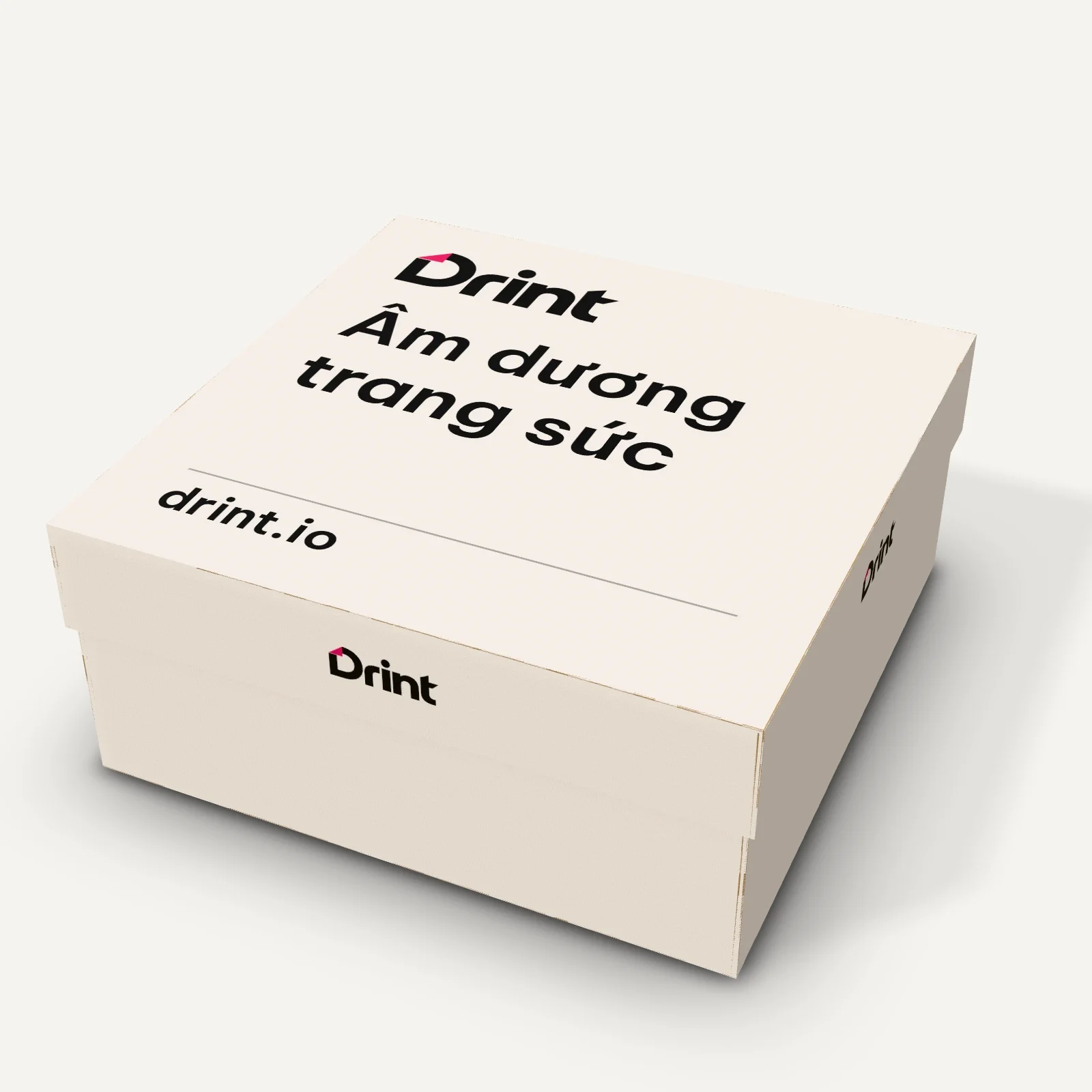 Two-piece jewelry box 3D mockup