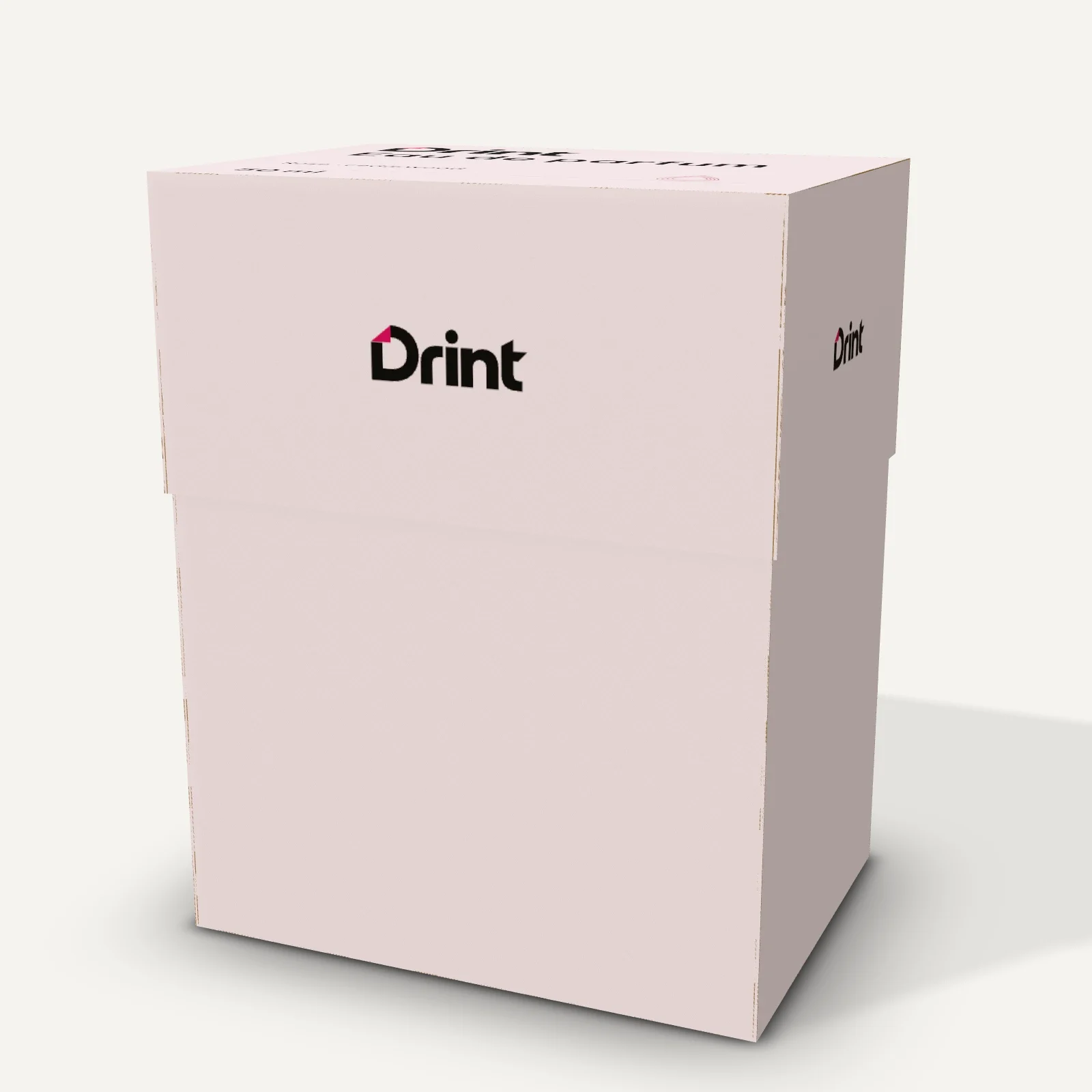 Two-piece perfume box 3D mockup