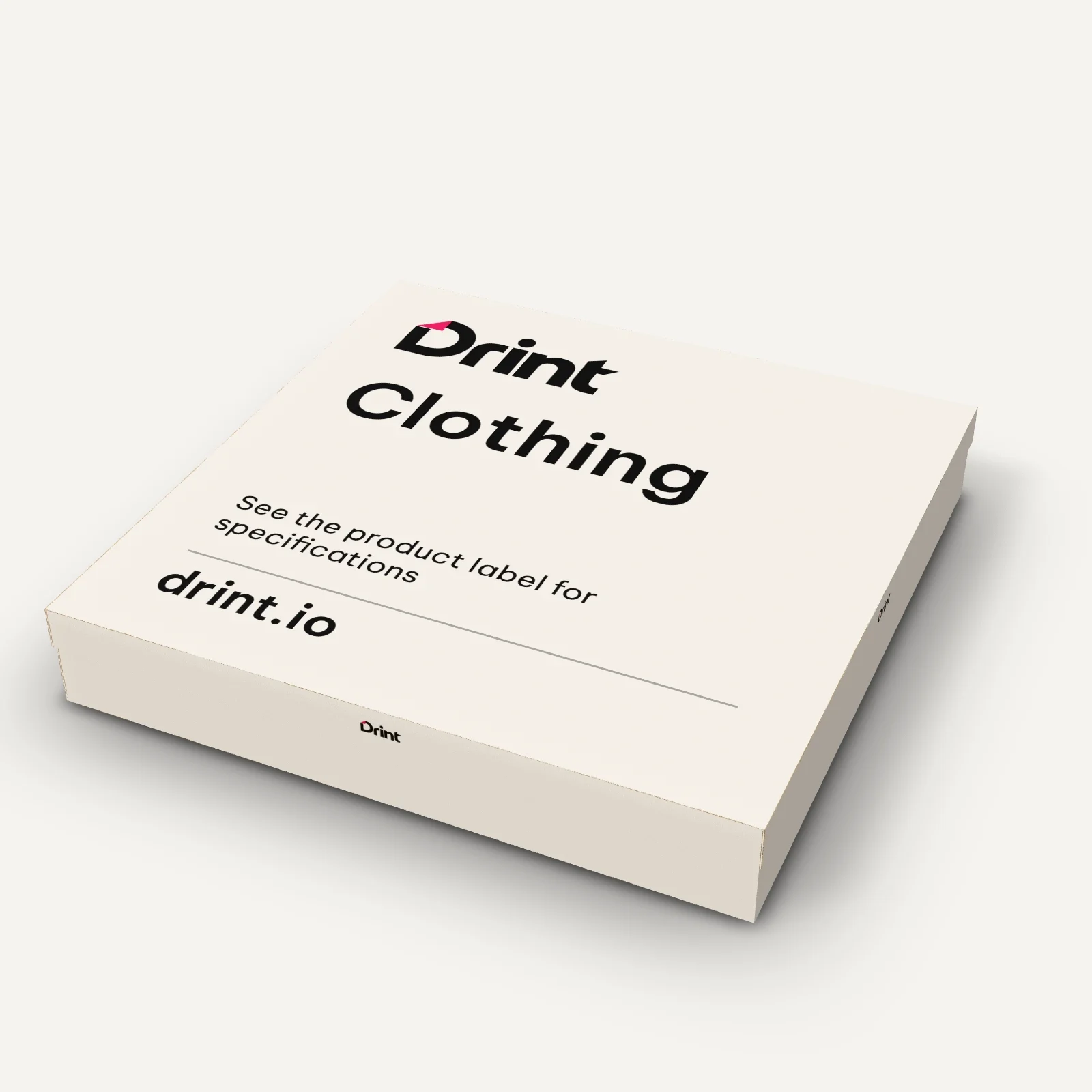 Two-piece silk scarf box 3D mockup