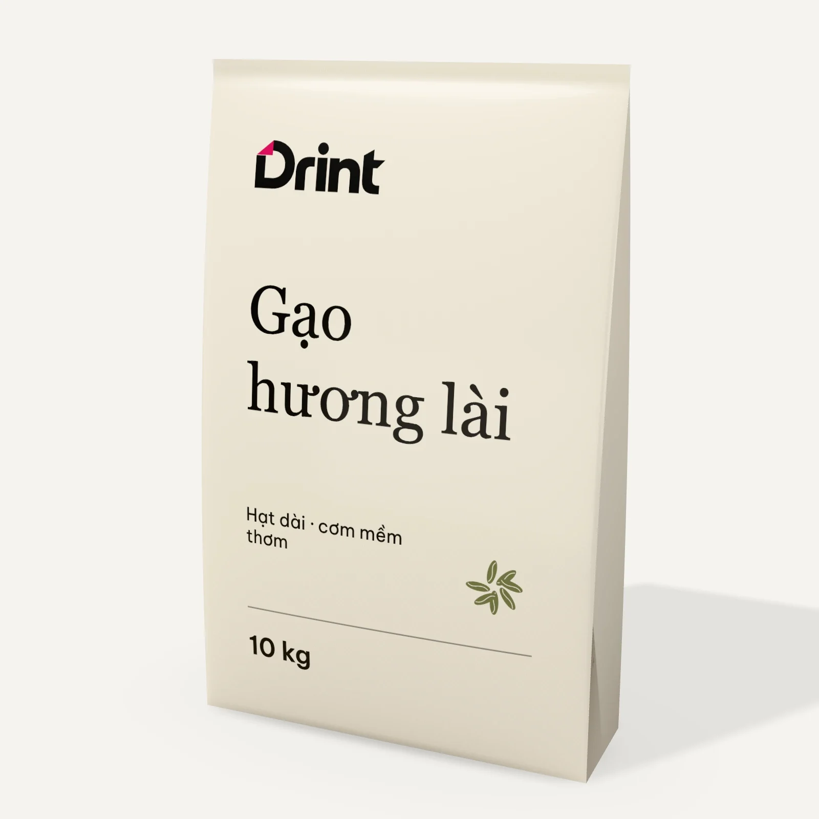 Mockup Bao gạo PP dệt 3D