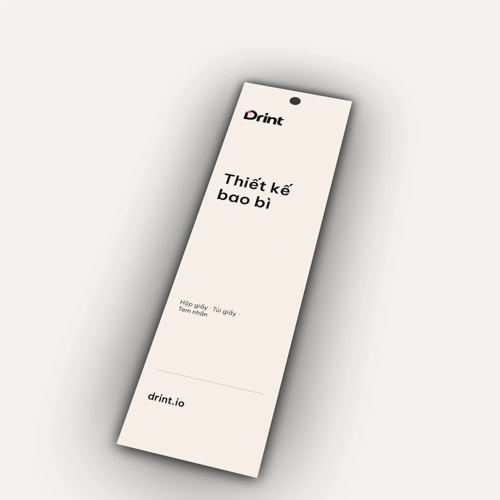 Mockup Bookmark 5 × 18 cm 3D
