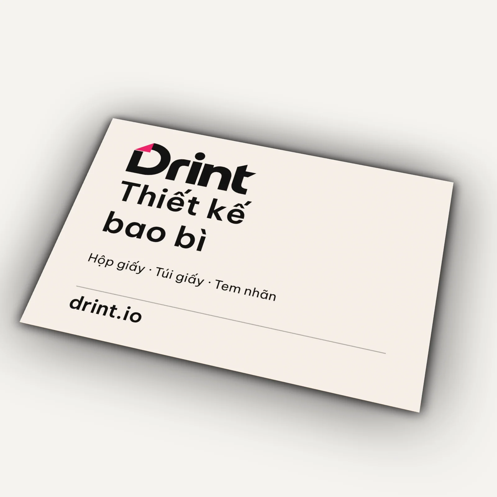 Mockup Bưu thiếp A6 3D
