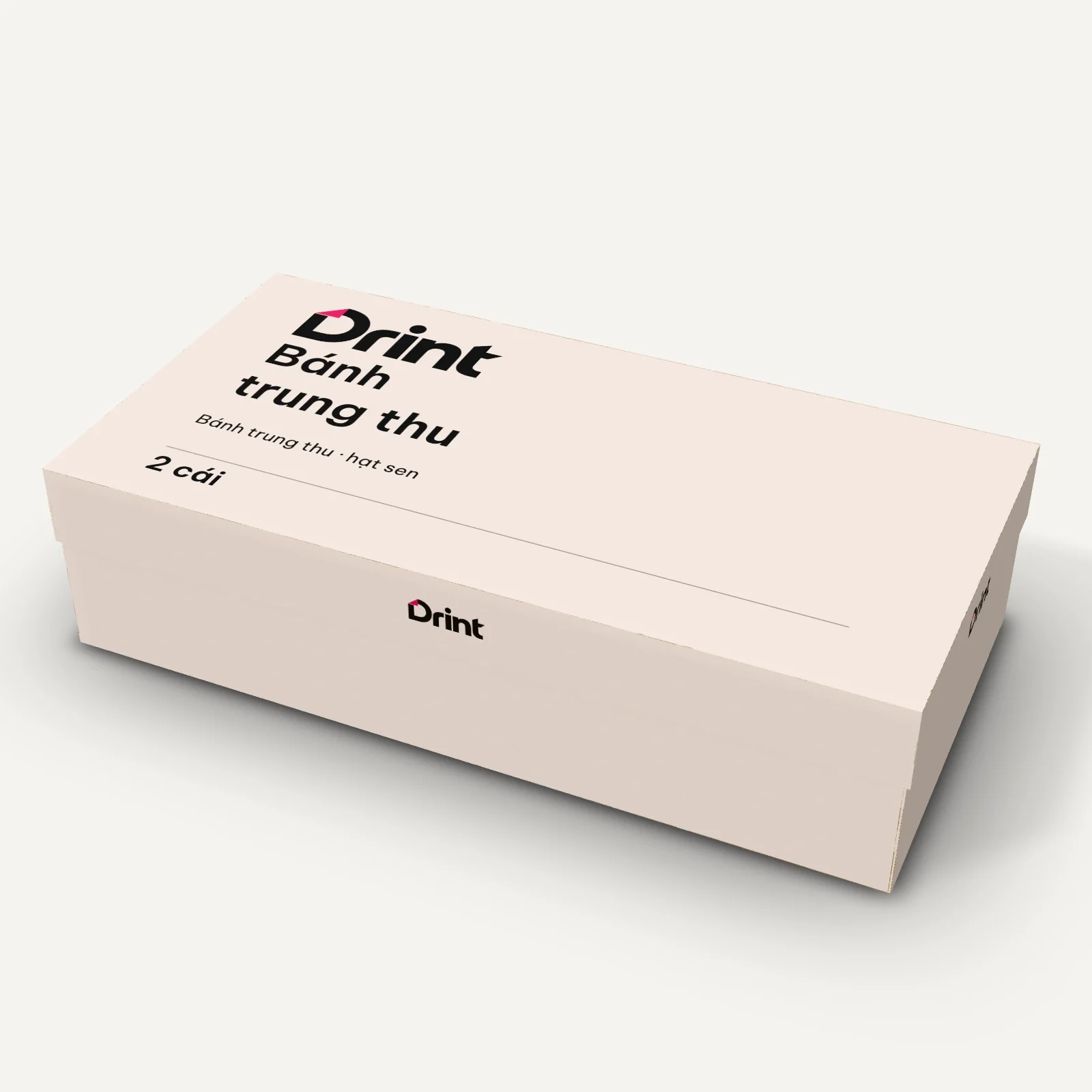 Mockup Hộp âm dương bánh trung thu 3D