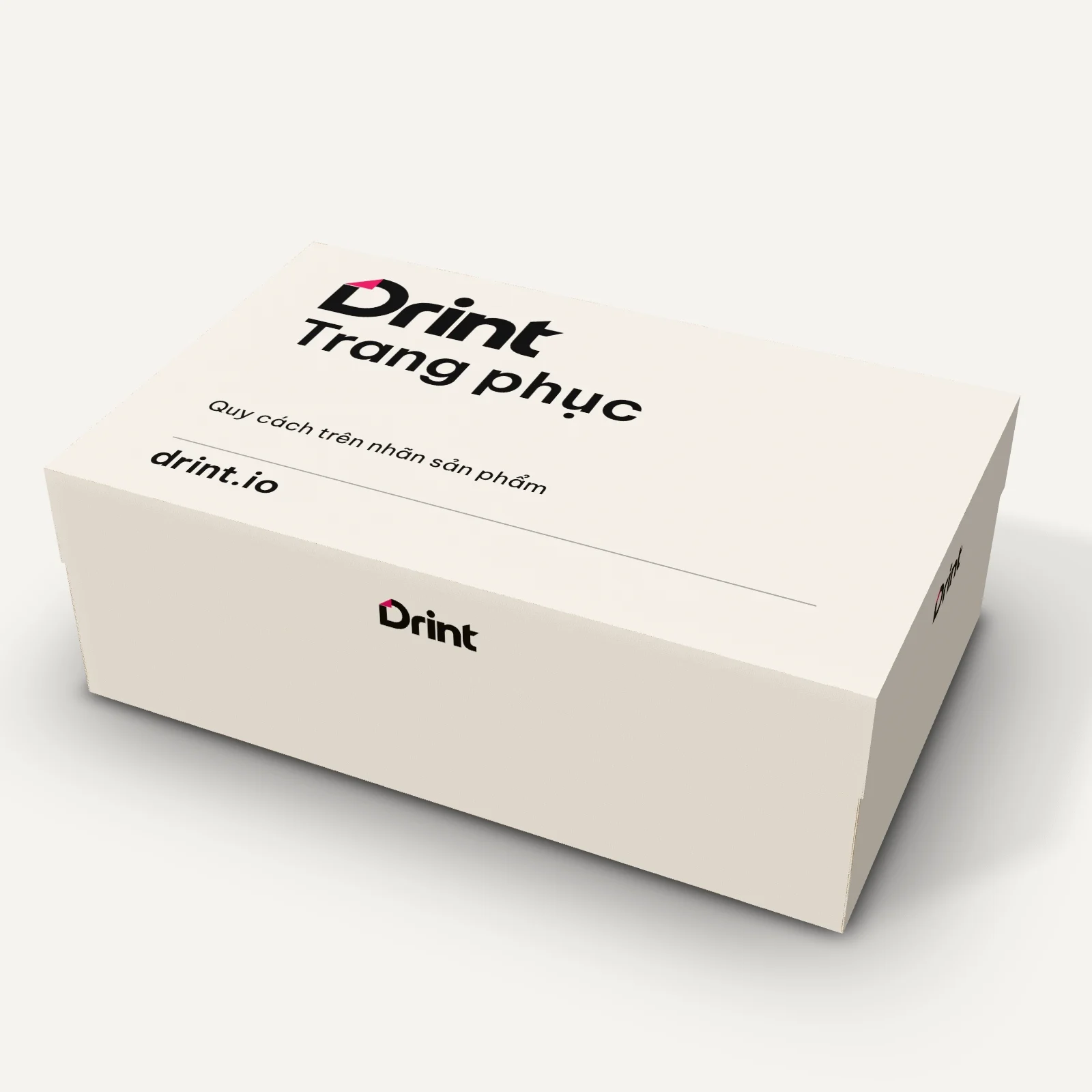 Mockup Hộp âm dương giày dép 3D