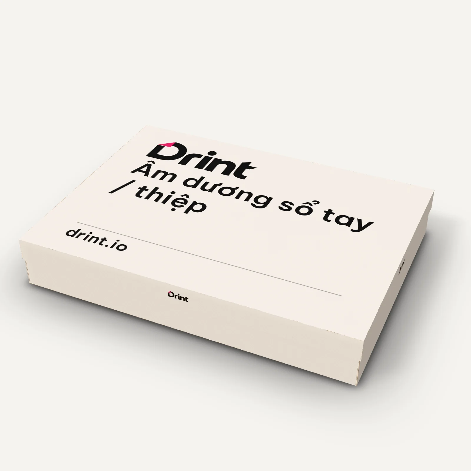 Mockup Hộp âm dương sổ tay / thiệp 3D