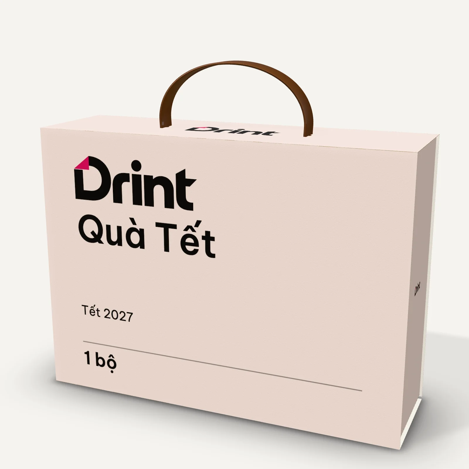 Mockup Hộp cặp quà Tết 3D