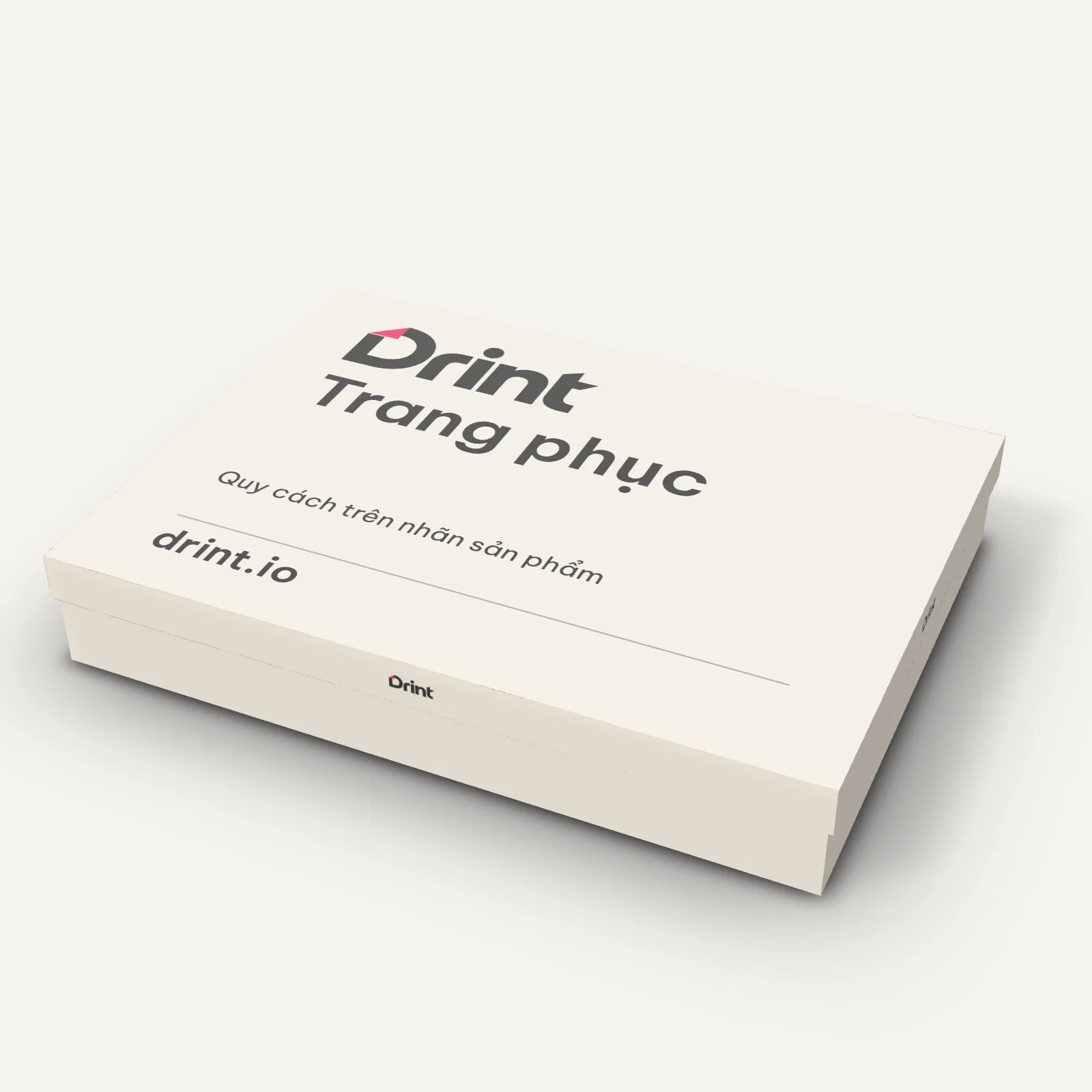 Mockup Hộp cứng áo dài / khăn lụa 3D