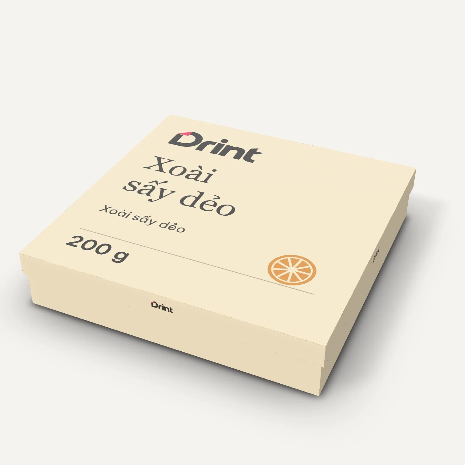 Mockup Hộp cứng mứt Tết 3D