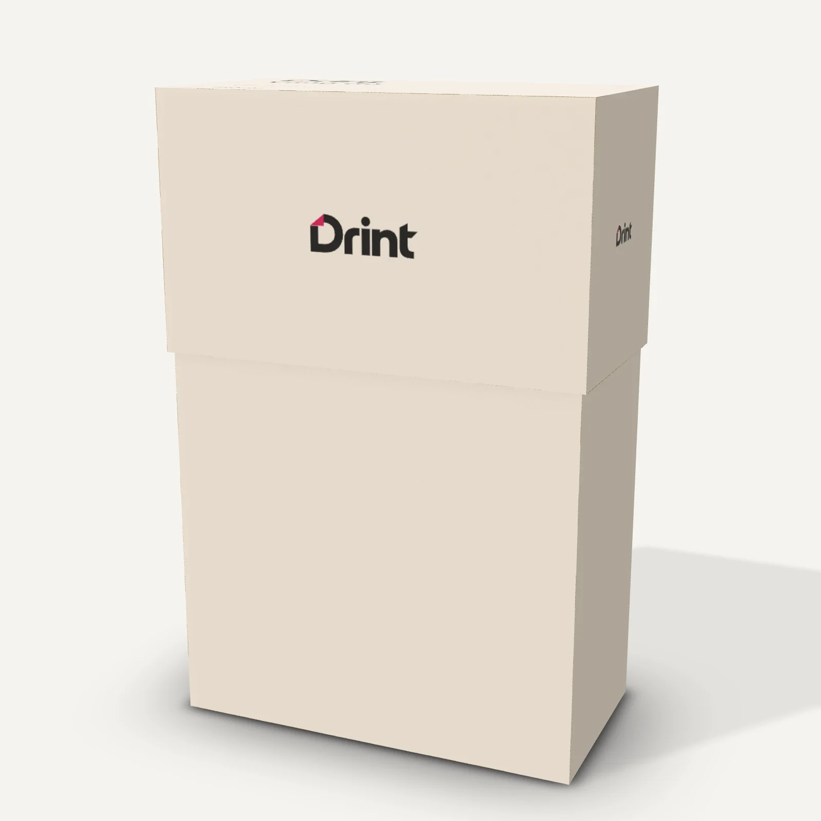 Mockup Hộp cứng rượu 3D