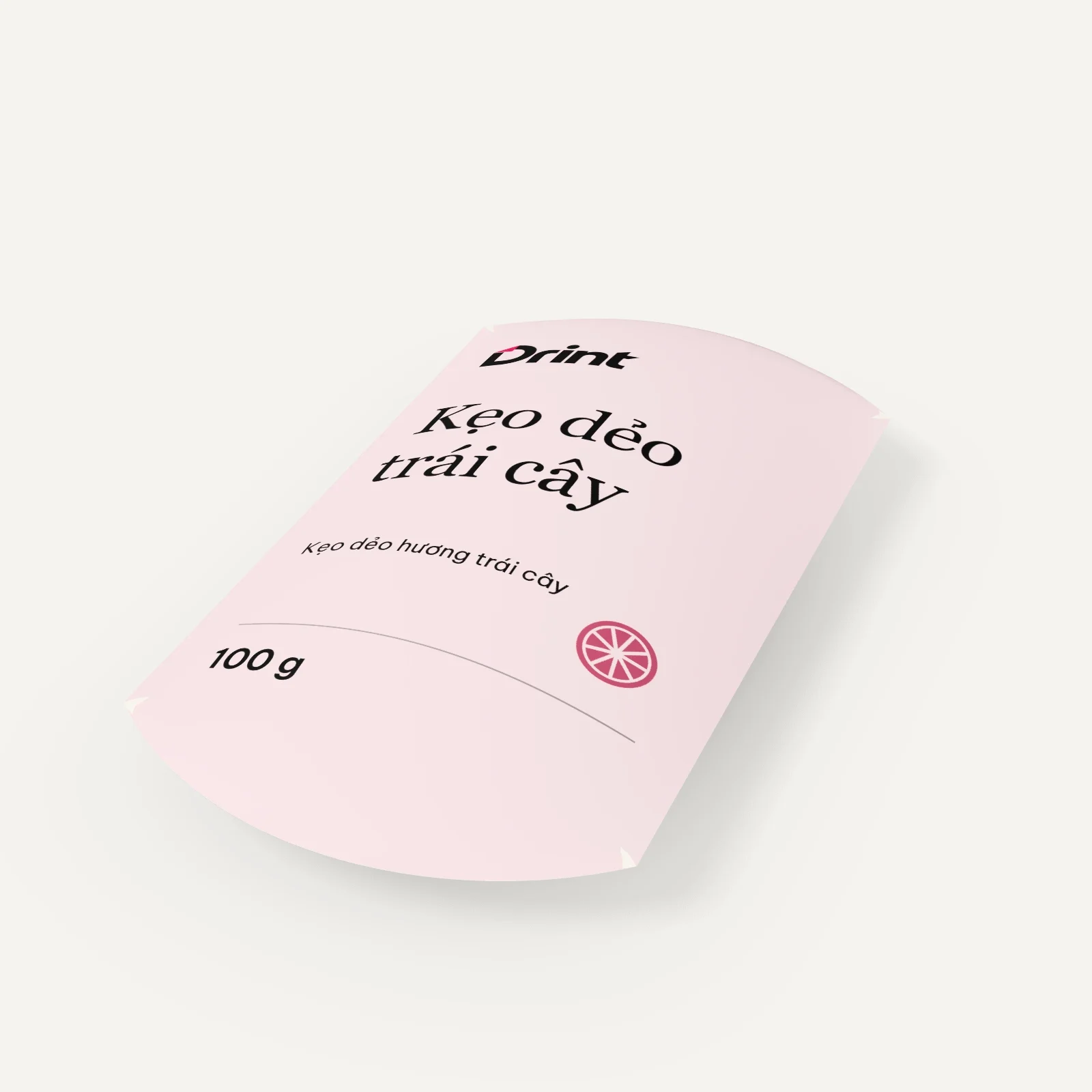 Mockup Hộp gối kẹo cưới 3D