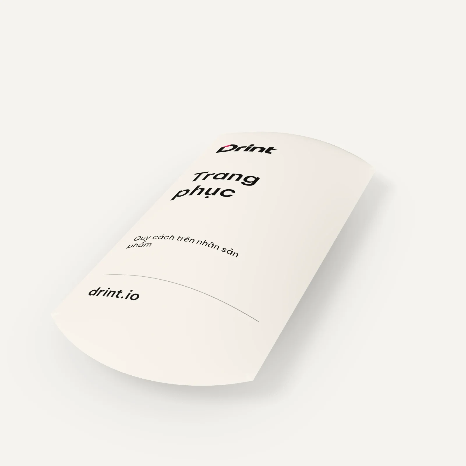 Mockup Hộp gối tất / khăn 3D