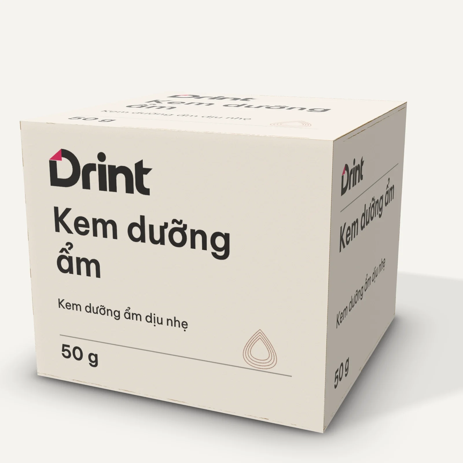 Mockup Hộp kem dưỡng 3D