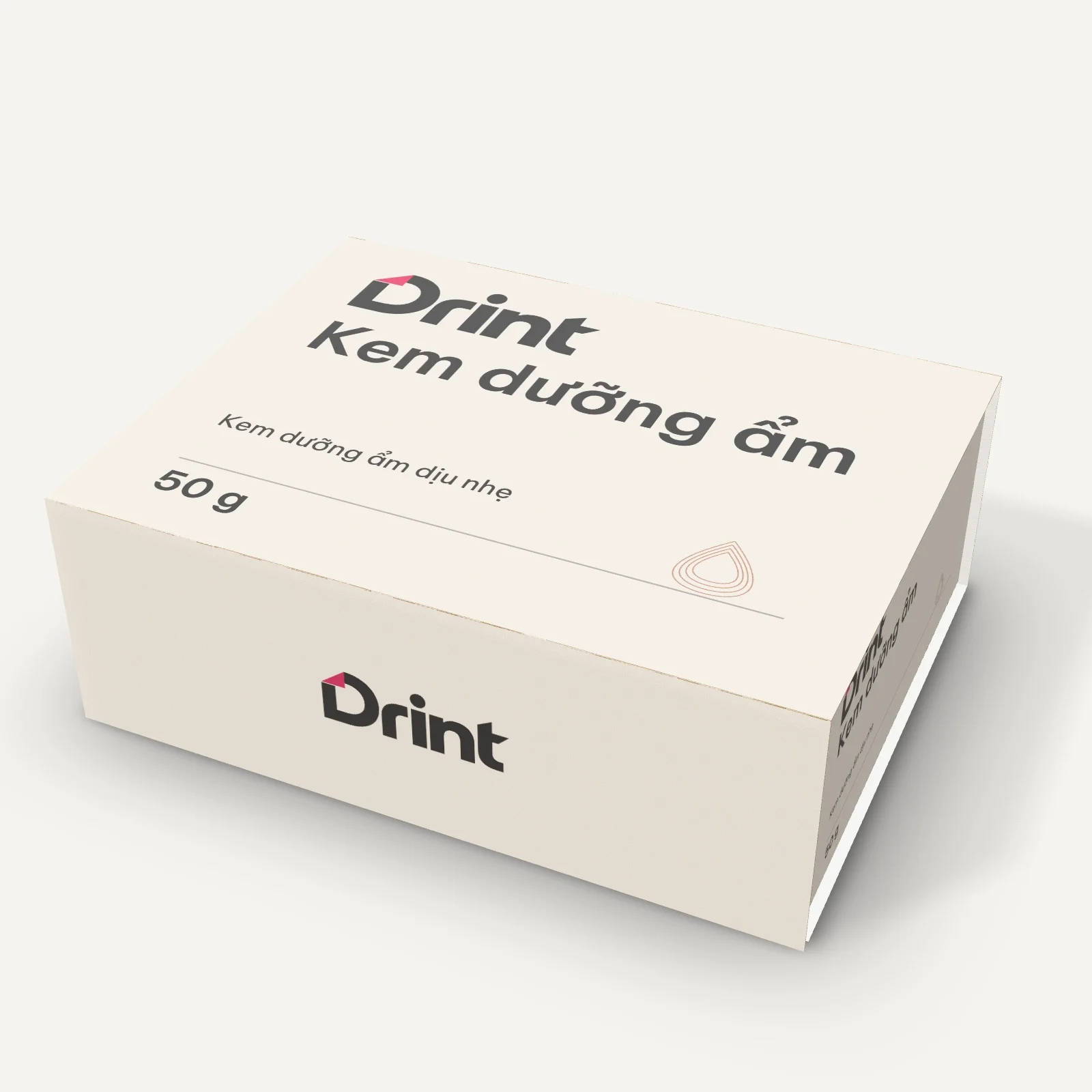 Mockup Hộp nam châm mỹ phẩm mini 3D