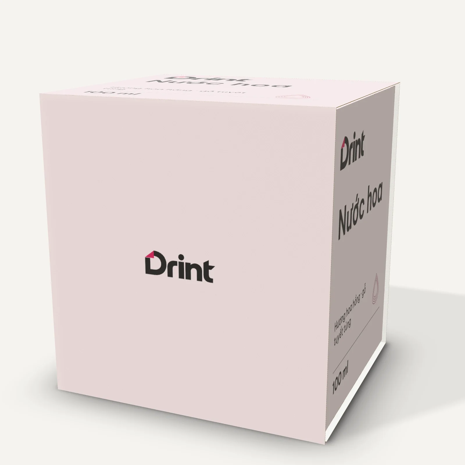 Mockup Hộp nam châm nước hoa 3D
