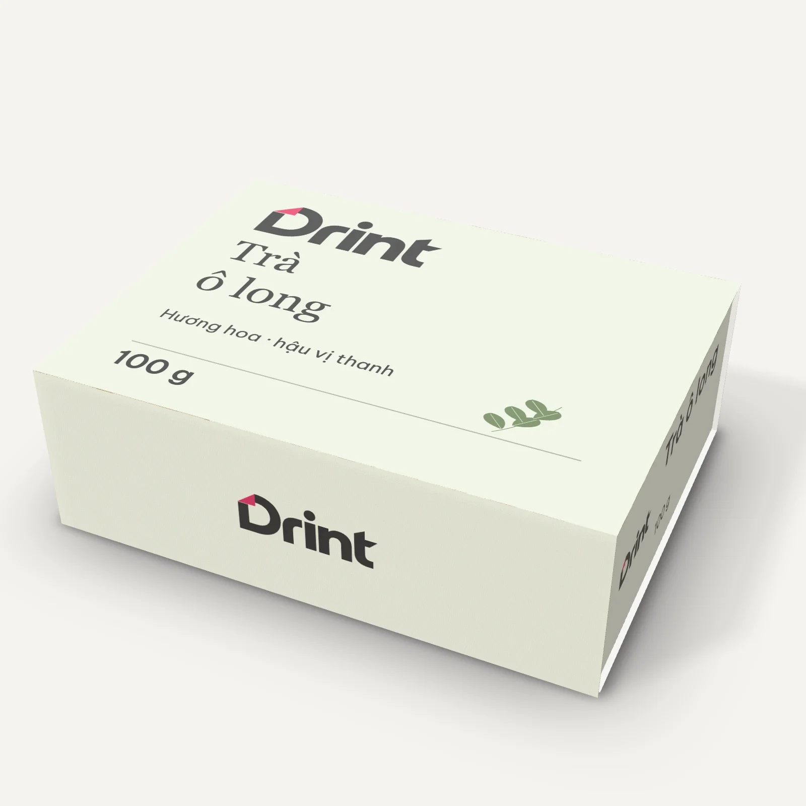 Mockup Hộp nam châm trà 3D