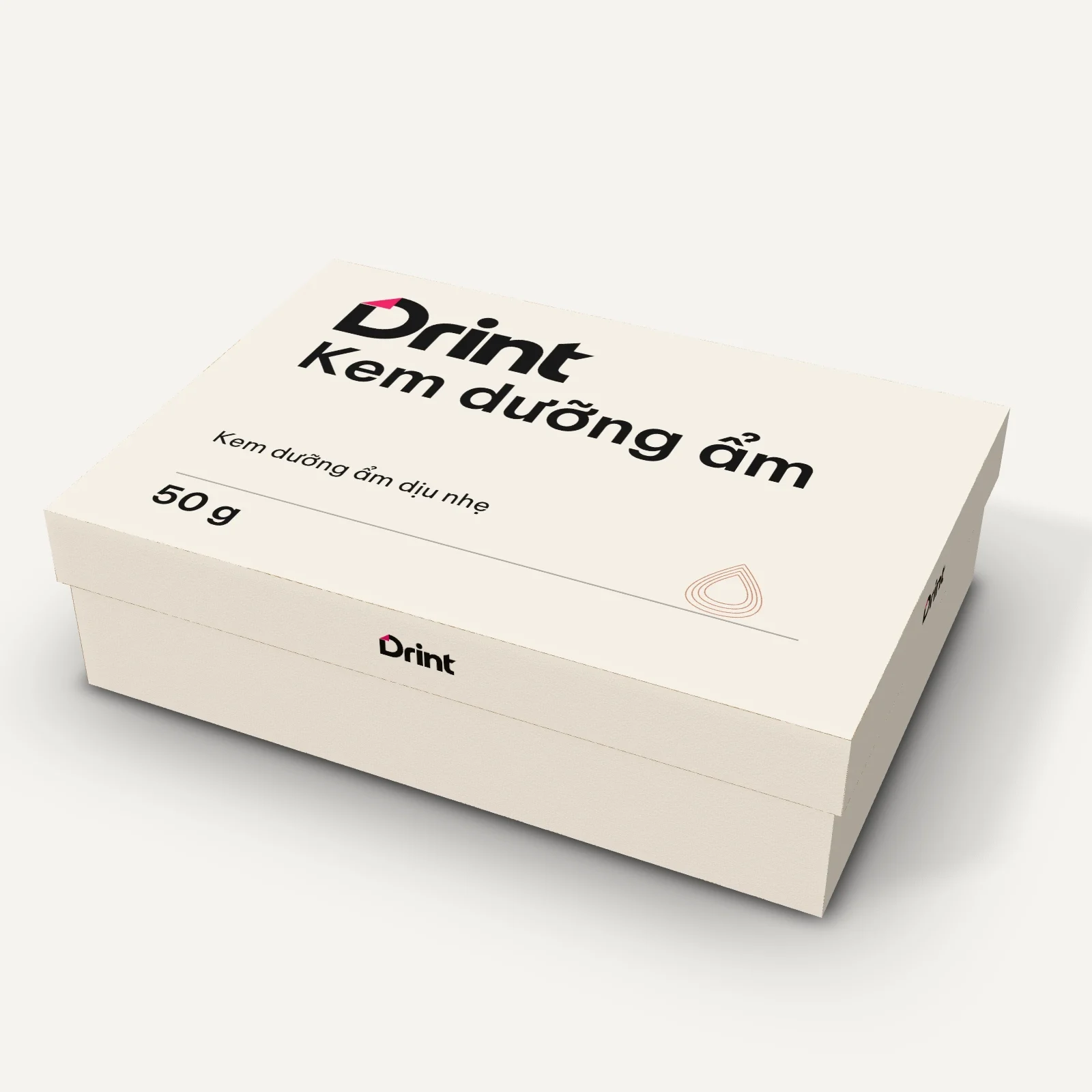 Mockup Hộp quà mỹ phẩm cao cấp 3D