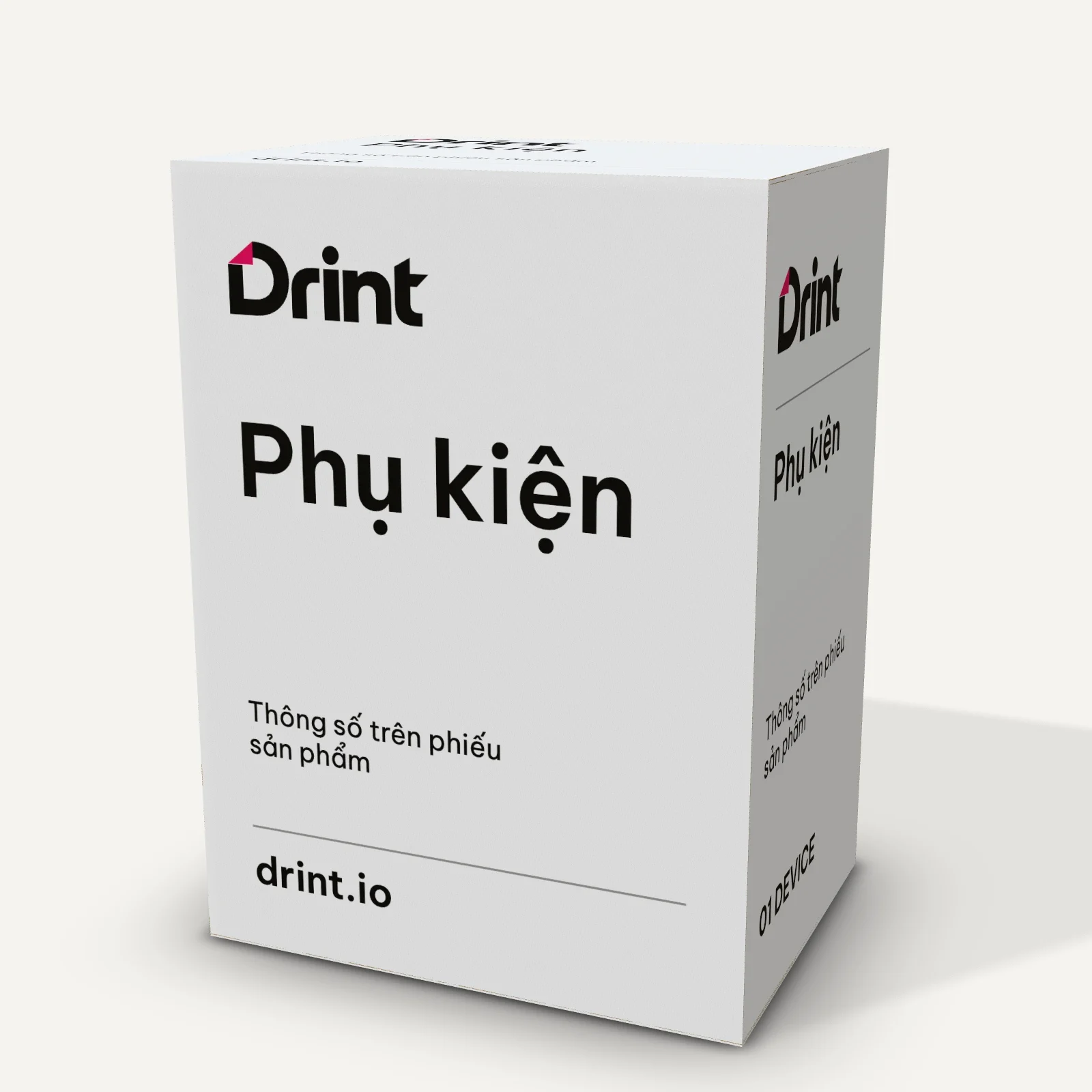 Mockup Hộp quạt bàn mini 3D