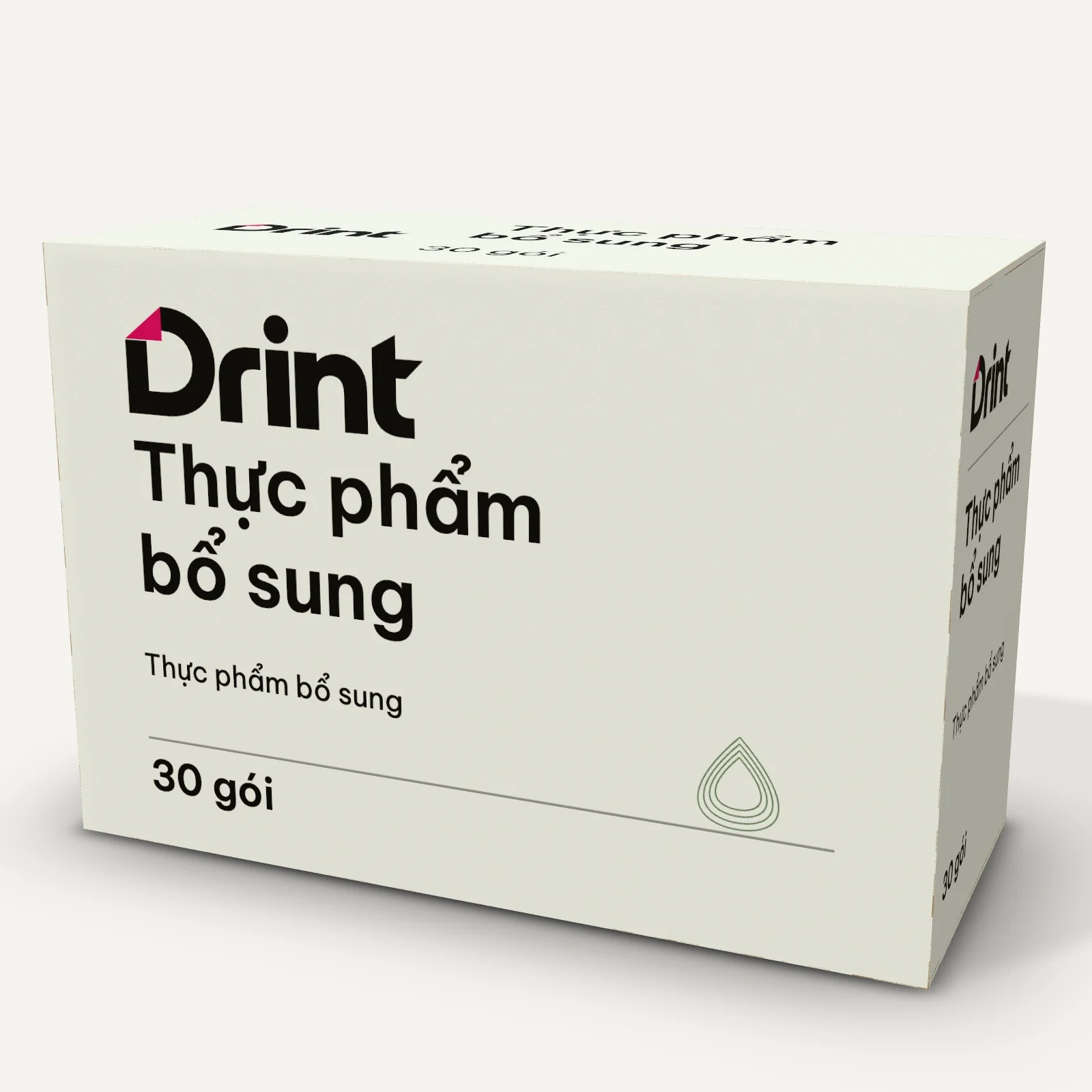 Mockup Hộp thực phẩm chức năng 3D