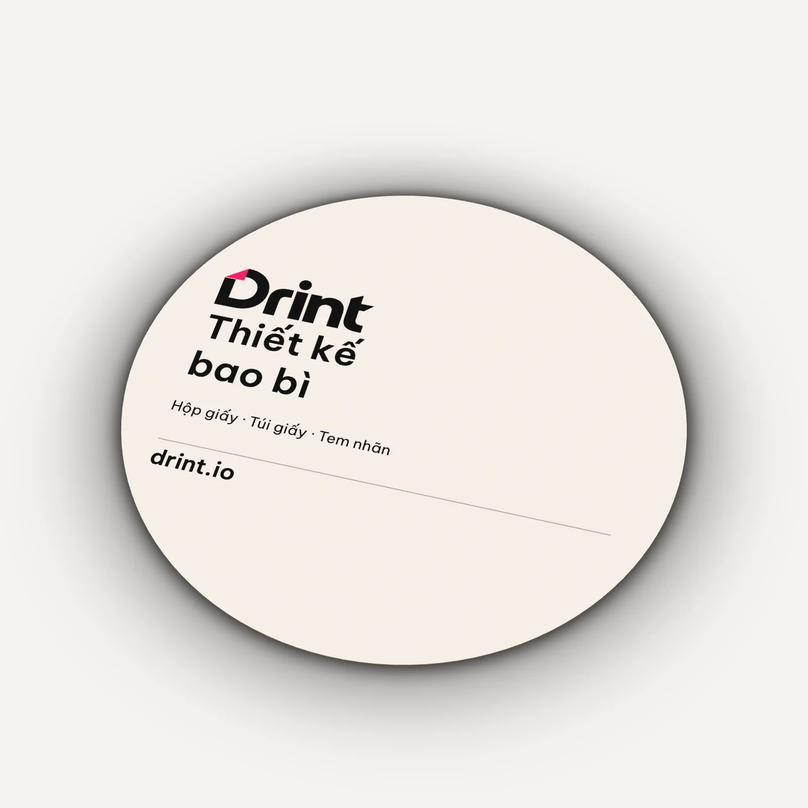 Mockup Lót ly tròn 3D