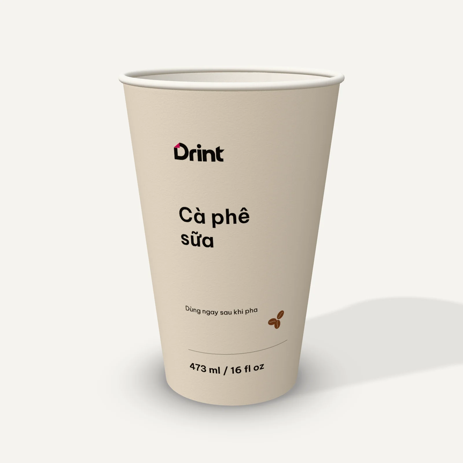 Mockup Ly giấy 3D