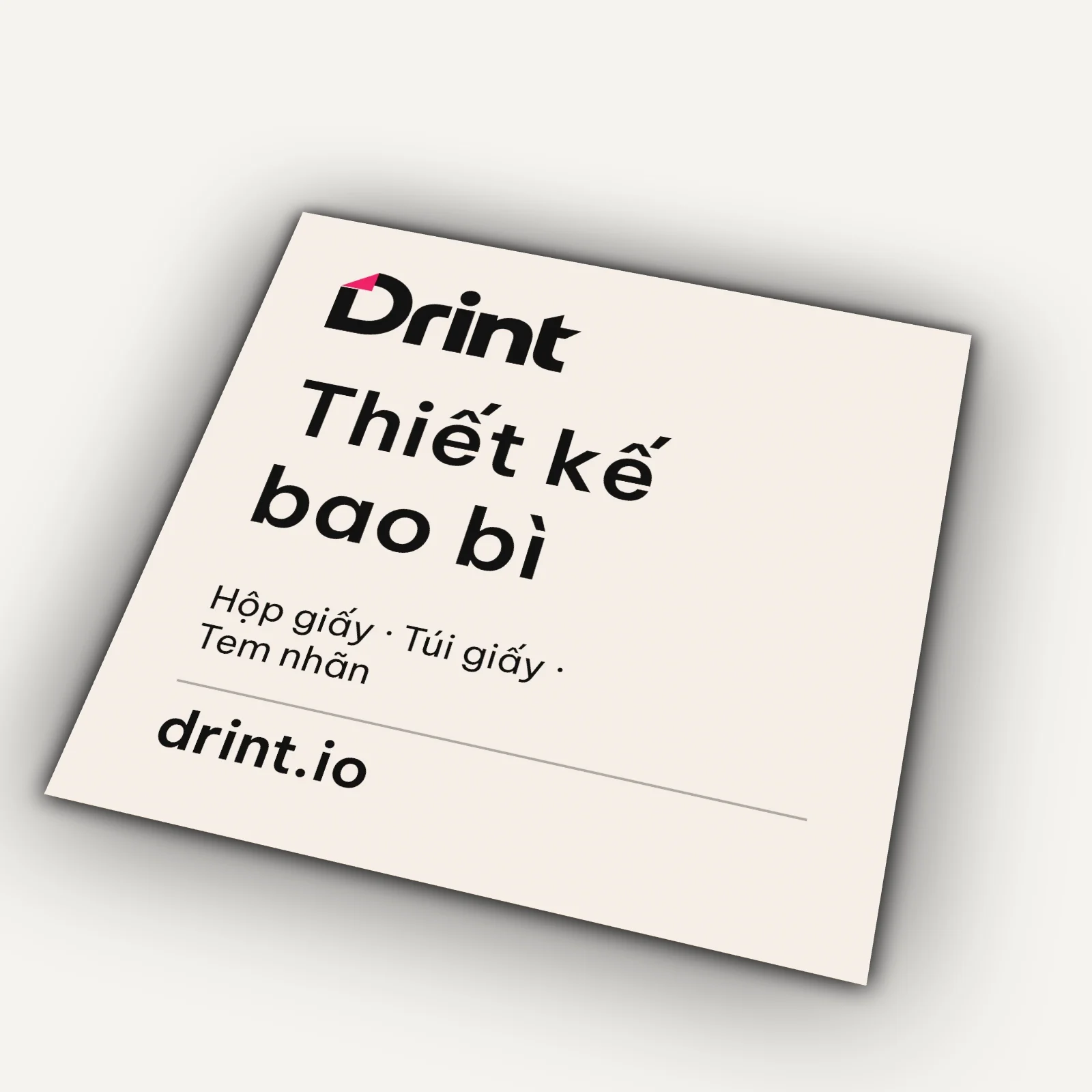 Mockup Menu vuông 3D