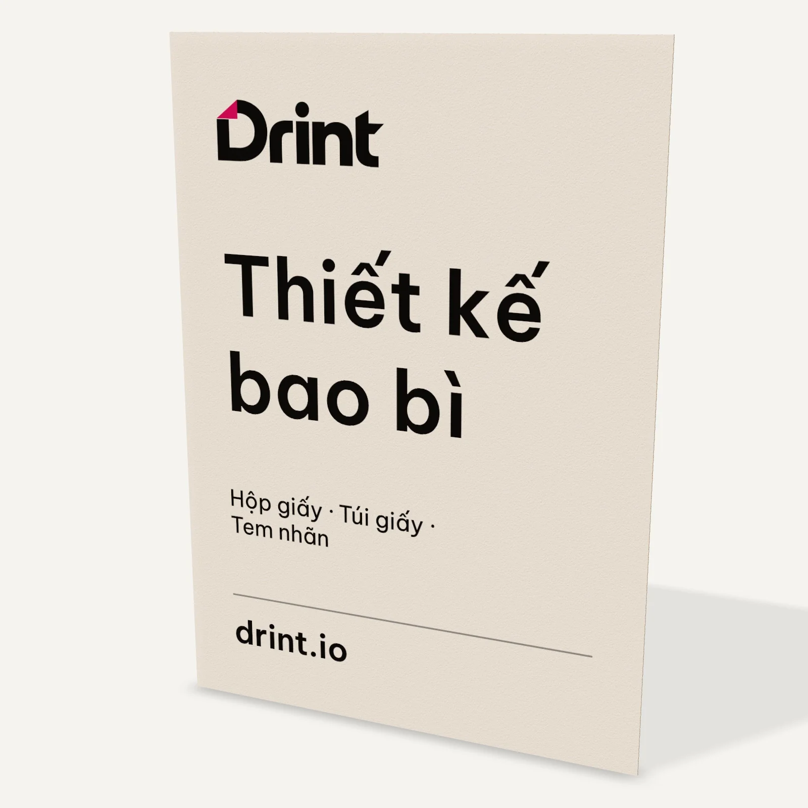 Mockup Thiệp chúc mừng gấp đôi A5 3D