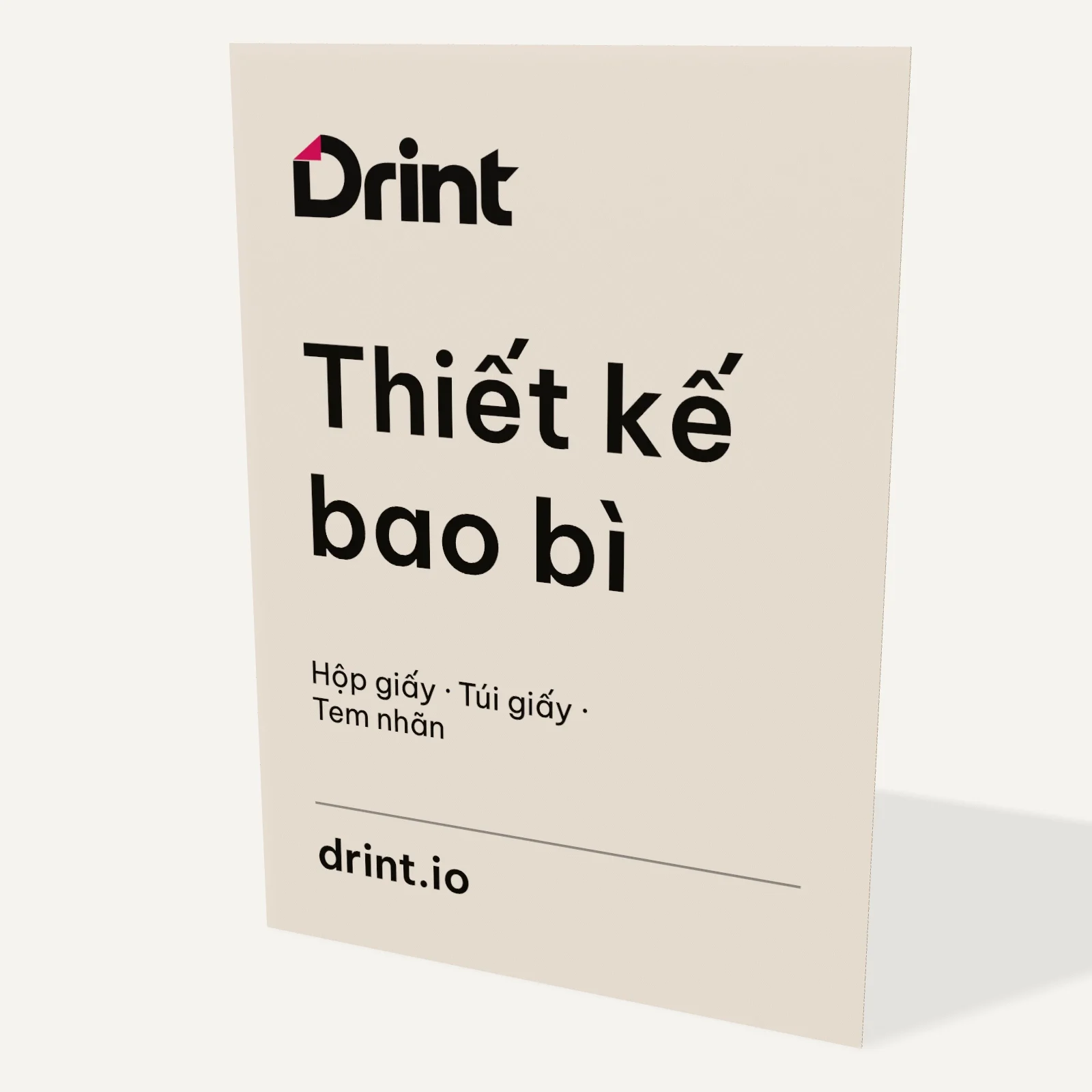 Mockup Tờ gấp A3 gấp đôi 3D