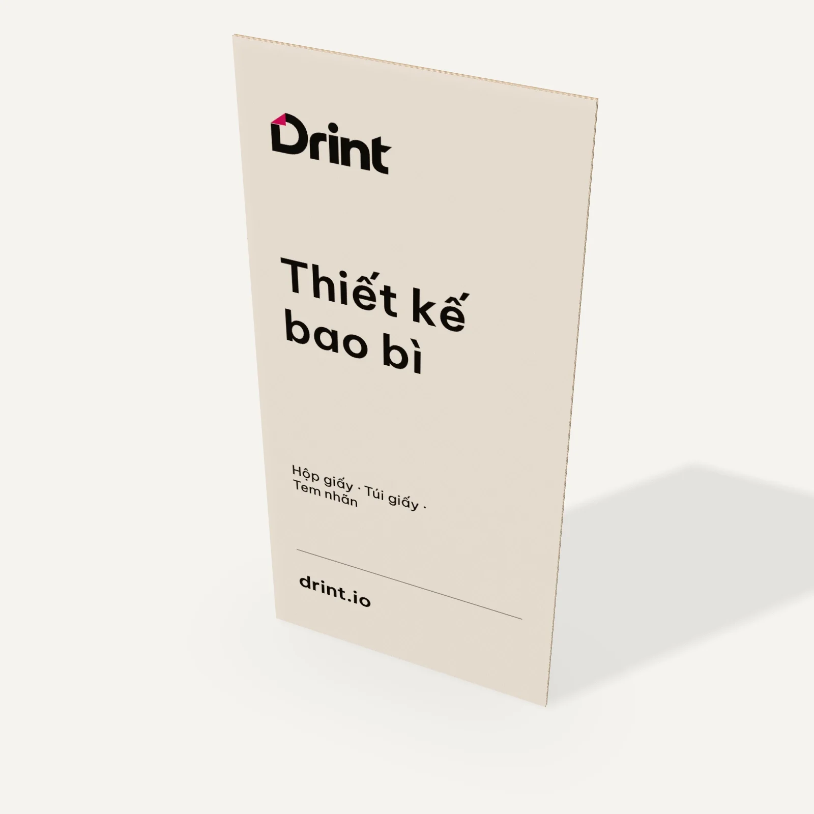 Mockup Tờ gấp zic zắc 3D