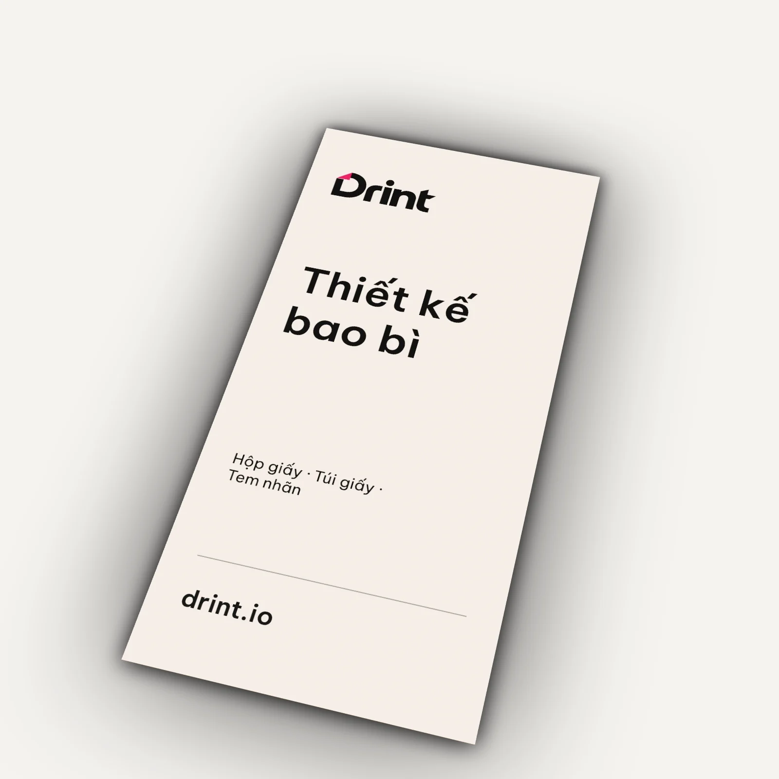 Mockup Tờ rơi DL 3D